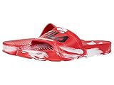 fila slides price Plantilla EVA Fila Men\'s Sleek Slide Marble Sandal, Red/White/Black, 9