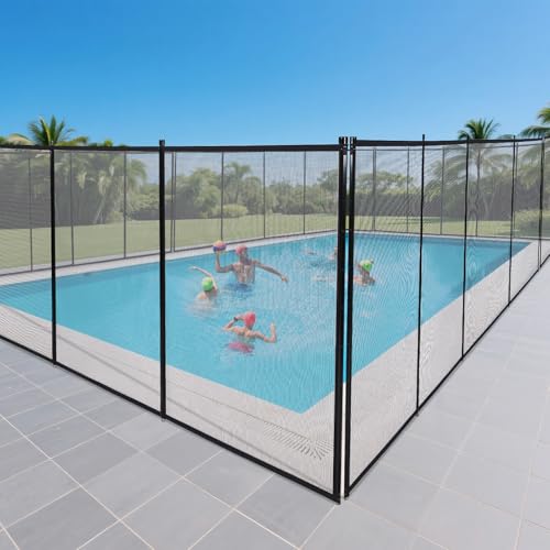 Cerca de seguridad removible para piscina 4ft x 108ft miniatura 3