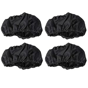 Klassieke accessoires Oxford Doek Babywandelwagen, Wheel Covers, Black Stofdicht Rolstoel Tire Protector Cover Side…