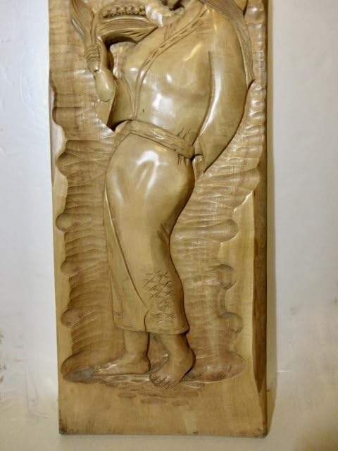 アイヌエカシメノコ額置物 アイヌエカシメノコ額置物