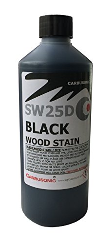 Black Wood Stain Safe Spirit Based Wood Dye 500 ml.