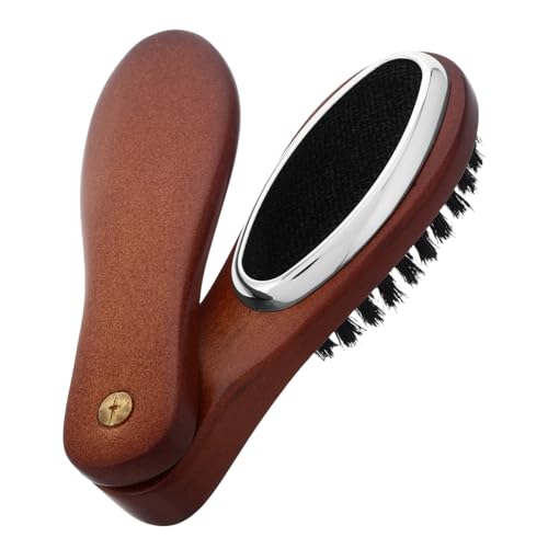 DEARMAMY Cepillo De Doble Cara para Ropa Y Zapatos Quitapelusas Plegable Limpiador De Telas Suave Ideal para Uso Doméstico Y De Viaje