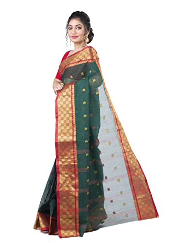 Image of Woven Tangail Pure Cotton Saree