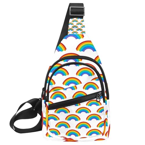 Sac de poitrine homme arc-en-ciel pour libérer vos poches avec style