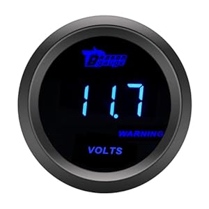 ETOPARS 2 Zoll Digitales Auto Voltmeter Dragon Gauge