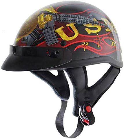 DOT Approved Motorcycle Helmet – Marines (2XL)