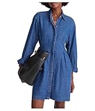 Madewell Women's Chrisandra Denim Dress, Rinse Wash, 10