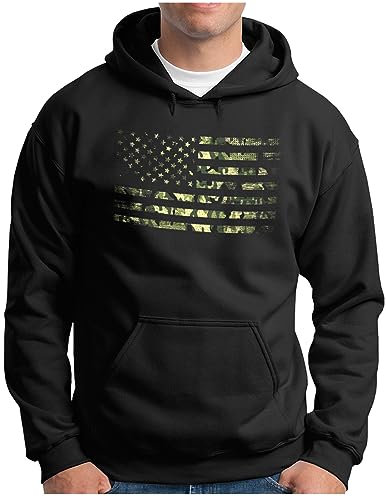 Sweat à capuche USA homme pull ample camouflage résolvant le manque de choix en grande taille