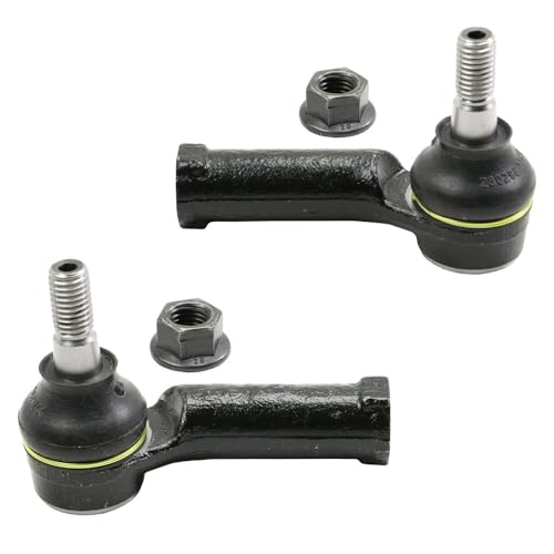 Image of Detroit Axle - 8pc Front Suspension Kit for Ford 2014-2017 Fiesta [Manual Trans] 2 Struts with Coil Spring 2 Sway Bar End Links 4 Inner and Outer Tie Rod Ends 2015 2016 Replacement