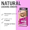 Schwarzkopf Brow Tint Permanent Eyebrow Colour Long Lasting - 4-1 Dark Brown