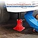 Garvee Heavy Duty Pin Type Professional Car Jack Stand with Lock, Automotive Jack Stands, Low Profile Jack Stand for Supporting Trucks Trailers Car, 12 Ton (26,400 lb) Capacity, Red, 1 Pair