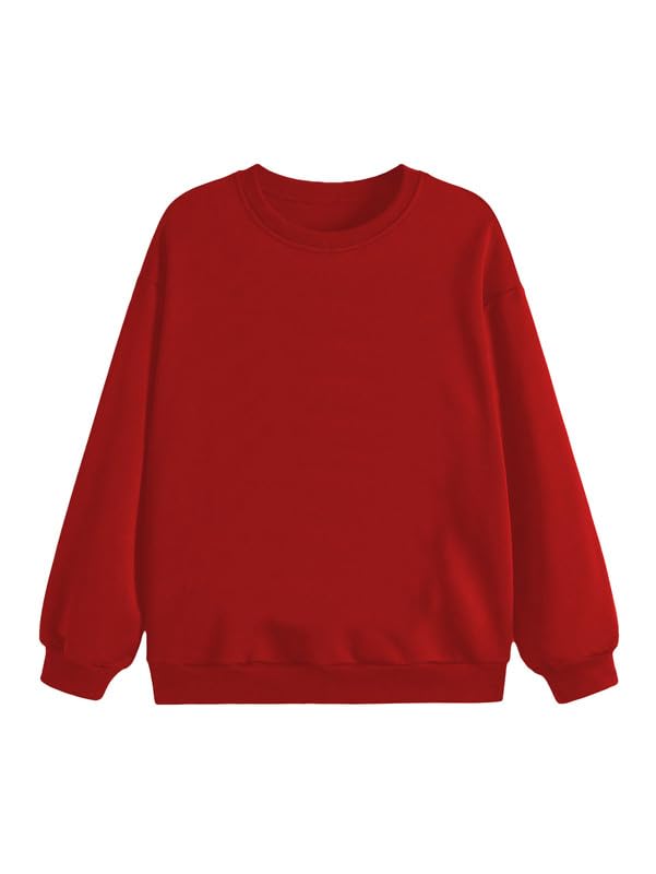 Image of THE BLAZZE Men's Cotton Stretchable Full Sleeves Sweatshirt Regular Fit, Round Neck Casual Winterwear for Boys and Mens L874