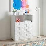 Versatilità d’arredo - Grazie al suo equilibrio tra funzione contenitiva ed esposizione, questo comò alto può assumere ruoli diversi a seconda dell’ambiente. Può completare una parete living, affiancare un tavolo da pranzo come elemento di servizio oppure diventare un punto d’appoggio elegante e funzionale all’ingresso.