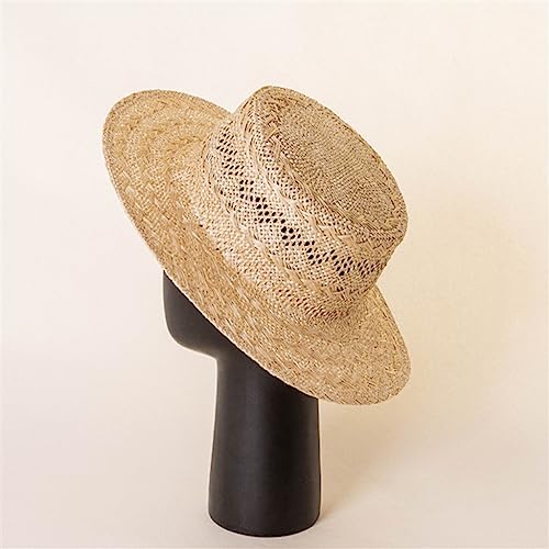 Chapeau de soleil en sisal pour vos sorties shopping et promenades