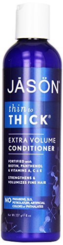 Jason Natural Cosmetics Conditioner, Thin-To-Thick Hair & Scalp Therapy, 8 oz Jason Natural Cosmetics Conditioner, Thin-To-Thick Hair & Scalp Therapy, 8 oz