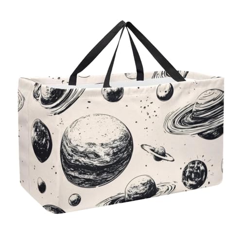 Bolsa de compras reutilizable para comestibles, plegable, bolsa de compras lavable, se mantiene vertical para picnic y camping, coches de carreras con colores vibrantes en la pista de carreras,