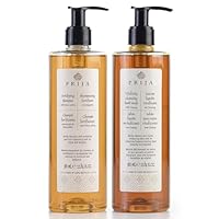 PRIJA Kosmetikset: Flüssigseife mit Ginsengextrakt + Haarshampoo mit Rucola 2x380ml (A)