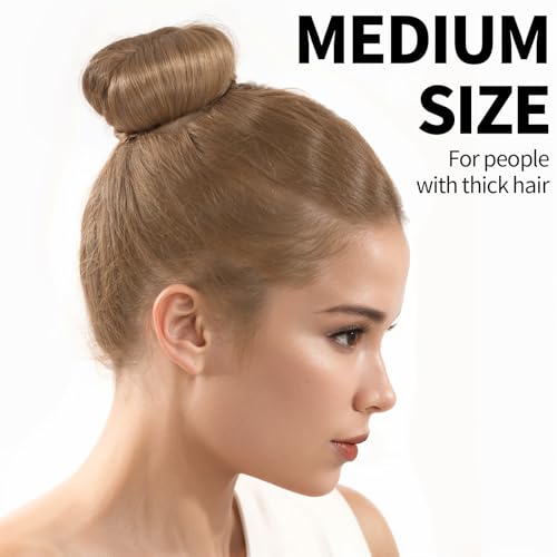 image for Teenitor Donut Hair Bun Maker Set, Hair Bun Shaper Set with Large, Med