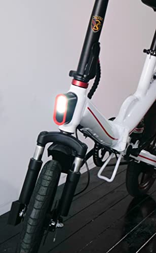 Mini Electric Bike 400W (Folding) (White) - Image 5