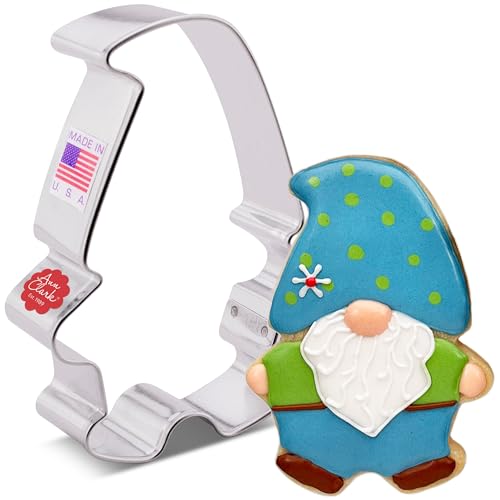 Gnome Cookie Cutter, 4" Made in USA by Ann Clark