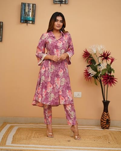 Image of FABNEX kurta set for women | Women Kurti Pant Set (K-Set-1)
