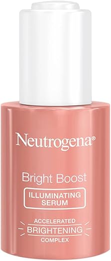 Neutrogena Bright Boost Illuminating Serum | 3X Brightening Power | Amino Sugar & Turmeric Extract | Non-Comedogenic | For Men & Women30ml