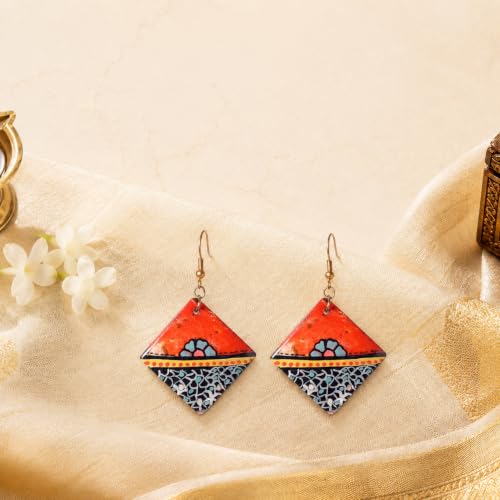 Image of Boho Chic Earrings Collection - Colorful Tassel, Chandeliers, Hoops & Huggies for Women