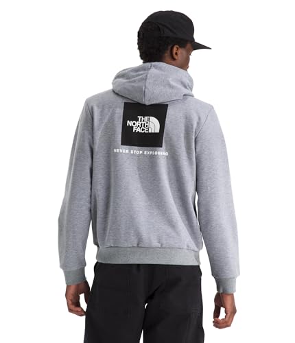Image of THE NORTH FACE Men's Evolution Box NSE Hoodie | Sweatshirt With 2 Piece Hood, Adjustable Drawcord, Kangaroo Hand Pocket