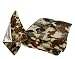 Stephan Baby Super-Soft Fleece Crib Blanket and Security Blankie Set, Camo Print