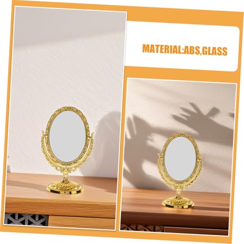 Espejo Ovalado Vintage Doble Cara Giratorio 2pcs miniatura 7
