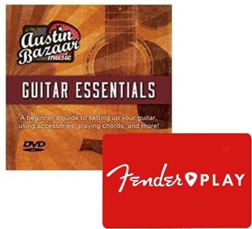 Fender Squier 3/4 Size Kids Mini Strat Electric Guitar Learn-To-Play Bundle With Tuner, Strap, Picks, Fender Play Online Lessons, And Austin Bazaar Instructional Dvd - Imperial Blue #TOP4