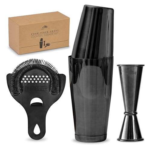 A Bar Above 4-Piece Cocktail Shaker Set for Professional &
