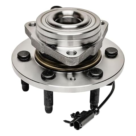 Detroit Axle - 4WD Front Wheel Bearing Hub for Chevy GMC Silverado Sierra Yukon XL 1500 Tahoe Avalanche Cadillac Escalade ESV EXT, Wheel Hub Assembly and Bearing Replacement Cover