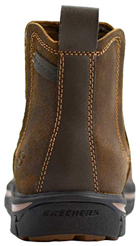 Skechers Men's Segment-Dorton Boot, Brown, 8 XW US