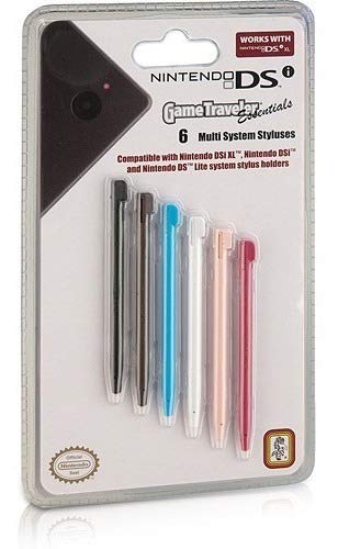 Kit com 6 Canetas Stylus para Nintendo DS GameTraveler - SUIKA