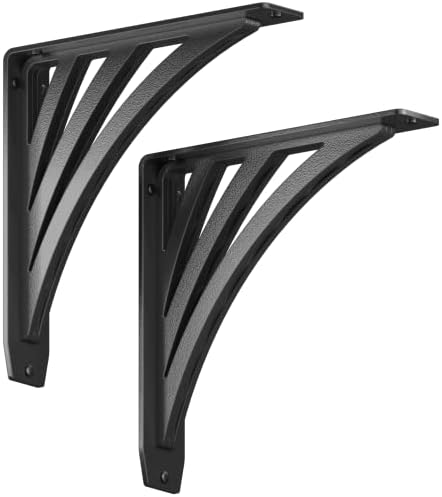 Starby Ravenel Designer Series Heavy Duty Decorative Mantel and Countertop Supports - Beautifully Crafted Corbels for Fireplace, Shelving or Counters - 500 Lb Capacity - (2 Pack) (10"x10"x2")