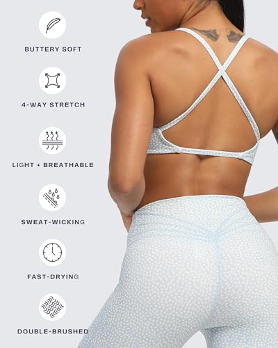 Image of Aoxjox Women's Workout Sports Bras Fitness Metamorph Sienna Twist Bra Yoga Crop Tank