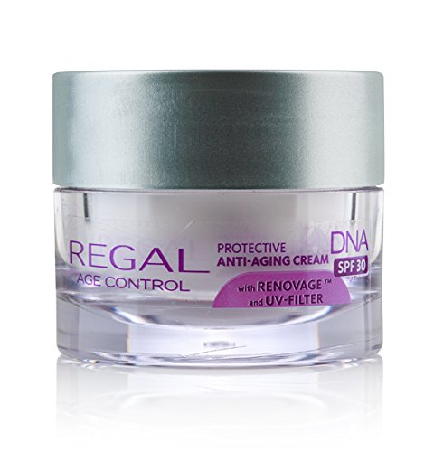 Regal Age Control - Crema Protectora Antiedad | Con Renovage y SPF30 | Crema Antiarrugas | Crema Hidratante Facial con Ácido Hialurónico | Cuidado de la Piel | 45 ML