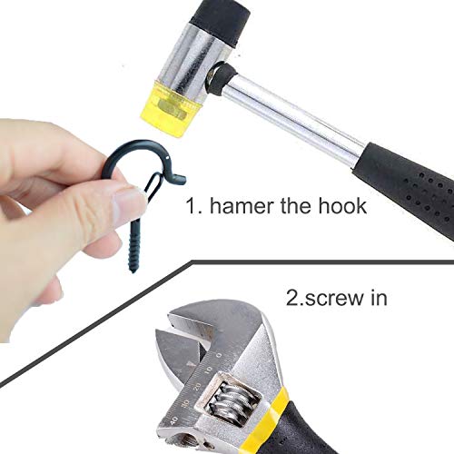 Q-Hanger Hooks for Outdoor String Lights Safety Screw Hook Home Christmas Lights Hanger Hooks for Garage New Year Party Outdoor Wire Fairy Led Lights - Image 7