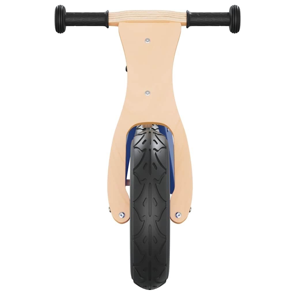 Kinder Laufrad aus Holz mit Luftreifen, höhenverstellbarer Sitz und Lenker, Lernlaufrad für Kleinkinder ab 3 Jahren, stabiles Balance Bike für draußen, Rot