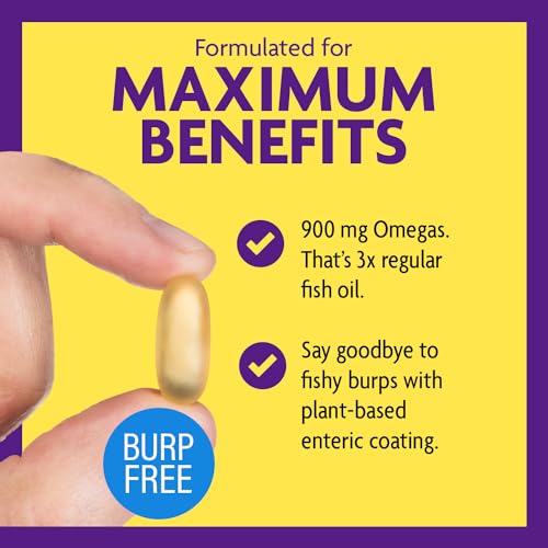 InnovixLabs Triple Strength Omega 3 Fish Oil Supplement, 900 mg, Pure EPA DHA Omega 3 Supplement Brain and Joints, Burpless Omega-3 for Women and Men with Enteric Coating, 200 Capsules - Image 5