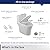 DeerValley 52807R 10" rough-in Compact One Piece Toilet Elongated, Modern Toilet with Soft Close Seat Ceramic Glossy for Small Bathroom Space