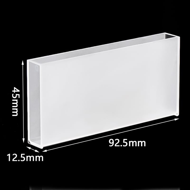 Cuvette en quartz à collage renforcé de 90 mm pour mesures de précision (2x) - 4