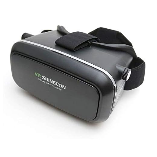 KEMIPRO VRSHINECON 6.0 VR Headset Version Virtual Reality Glasses Stereo Headphones 3D Glasses Headset Helmets Support 4.7-6.0 inch Large Screen Smartphone (with Controller SC-B01)