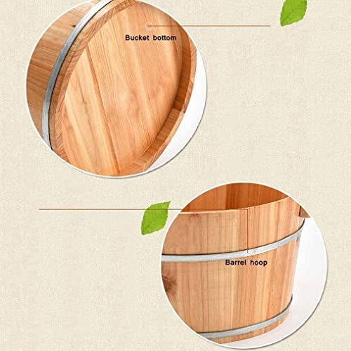 Baño de pies de madera maciza Katzowen para pedicura miniatura 5