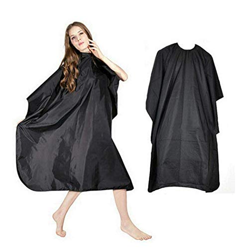 Waterproof Hair Styling Cape Nylon Haircuting Salon Cape Gown Hair Salon with Snap Closure