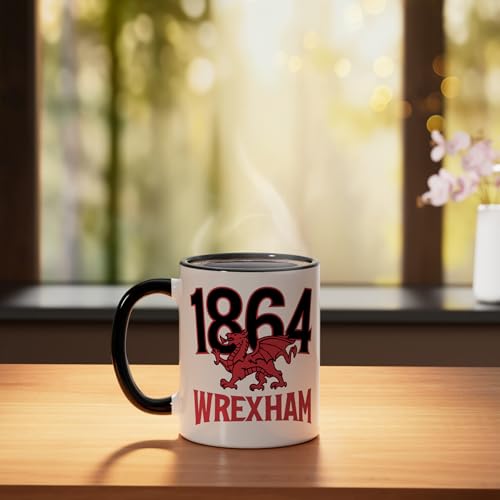 Mug Cerámico 1864 Red Dragon Wrexham 11 oz miniatura 3