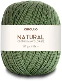 Barbante Círculo Nº 6 Barroco Maxcolor - 226m - 200g - Militar 5718