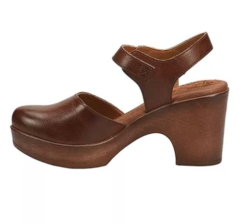 Born B.o.c Women's Natasha Clog Platform Pump, Brown (Us_Footwear_Size_System, Adult, Women, Numeric, Medium, Numeric_9) #TOP1