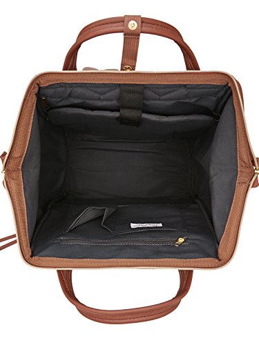 Kah&Kee Leather Backpack for Women and Men 15-inch Laptop Bag | Teacher Professional, Diaper Bag Backpack, Ideal for Work, School, Nurse, College & Travel (Brown, Medium) - Image 6